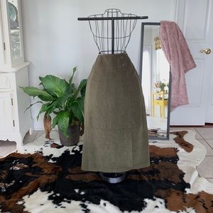 Faux Suede Skirt